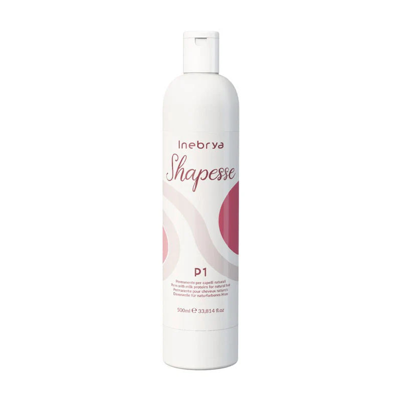 Inebrya Shapesse P1 Permanente per Capelli Naturali con Proteine del Latte 500 ml