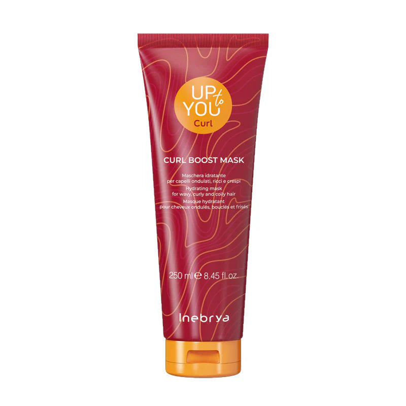 Inebrya Up To You Curl Maschera Idratante per Capelli Ondulati, Ricci e Crespi 250 ml