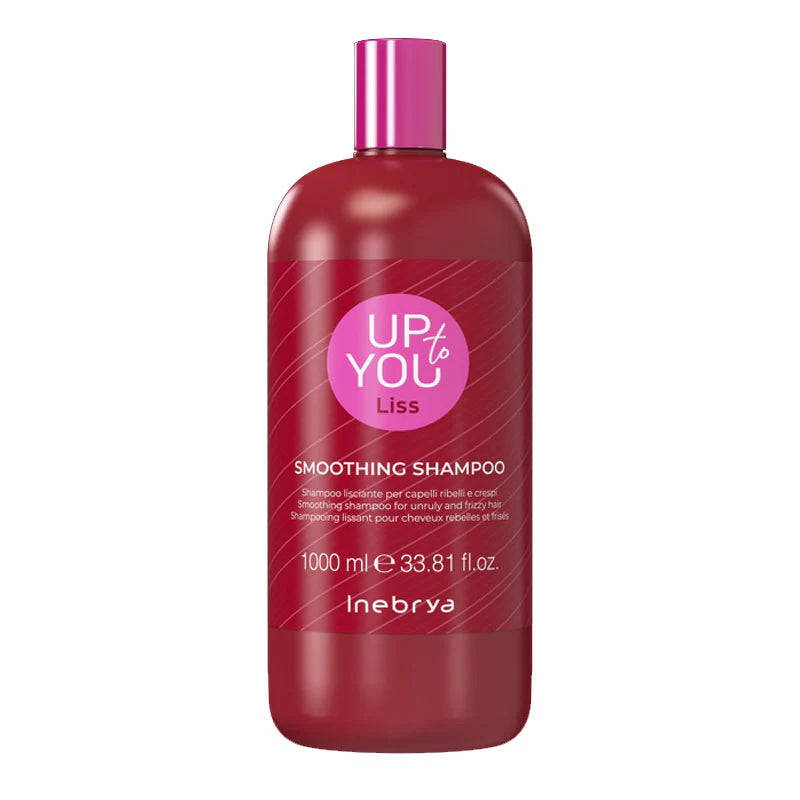 Inebrya Up To You Liss Shampoo Lisciante per Capelli Ribelli e Crespi 1000 ml