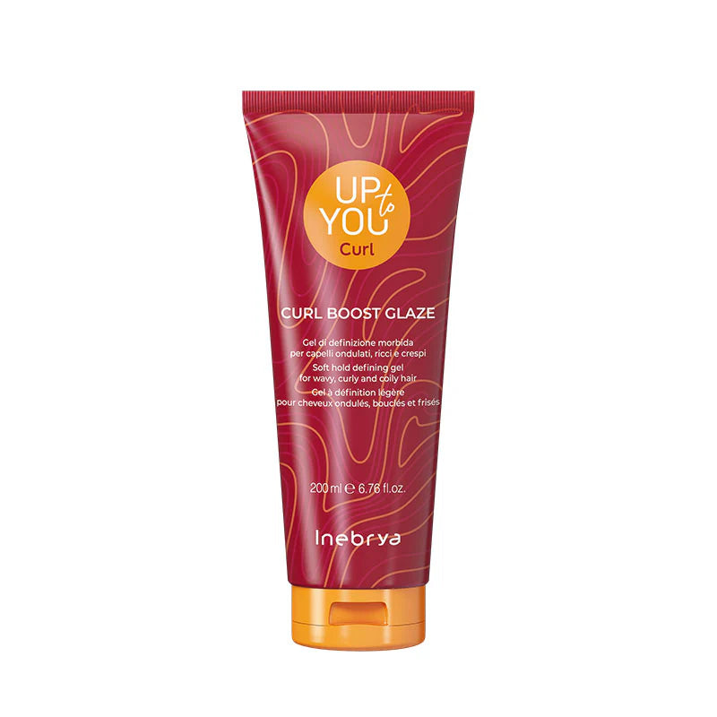 Inebrya Up To You Curl Gel di Definizione Morbida per Capelli Ondulati, Ricci e Crespi 200 ml