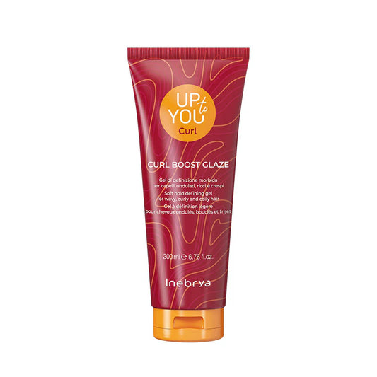 Inebrya Up To You Curl Gel di Definizione Morbida per Capelli Ondulati, Ricci e Crespi 200 ml