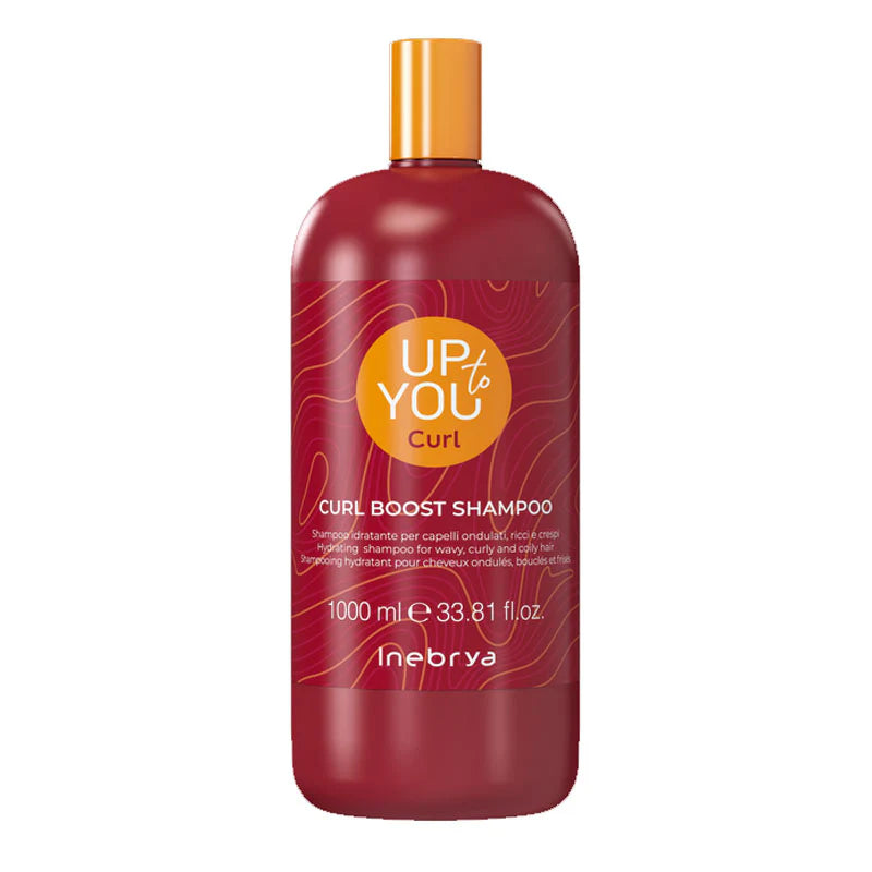 Inebrya Up To You Curl Shampoo Idratante per Capelli Ondulati, Ricci e Crespi 1000 ml