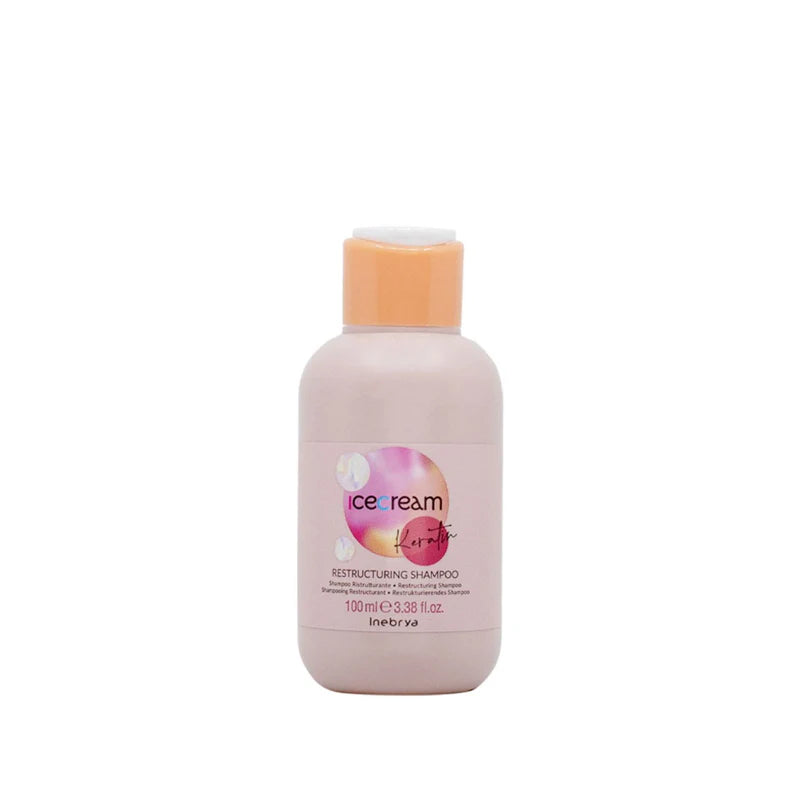 Inebrya Ice Cream Keratin Shampoo Ristrutturante alla Cheratina 100 ml