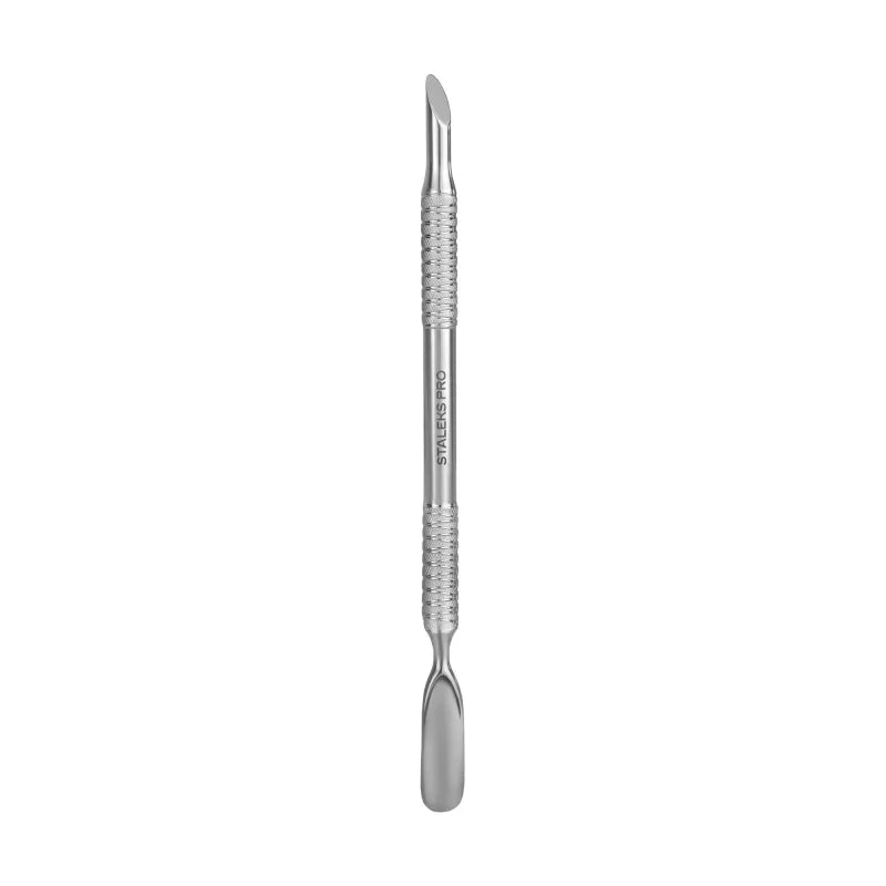 Staleks Spatola per Manicure Expert 90 Tipo 2 – Punta "Bastoncino d’Arancio" + Punta Larga Arrotondata