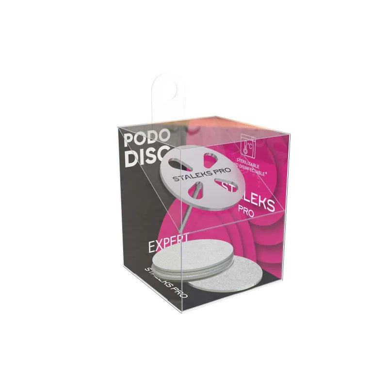 Staleks Disco per pedicure PODODISC EXPERT L (25 mm) completo di ricambi grana 180 (5 pz.)