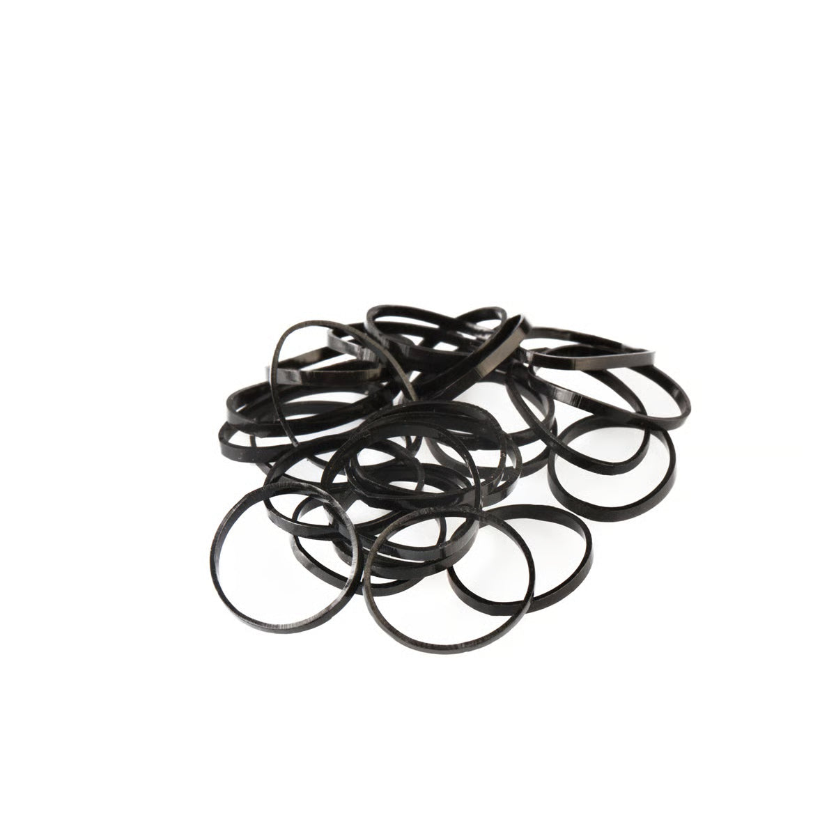 ELASTICO PICCOLO IN PVC COLORE NERO(CONF. 12 TUBI)