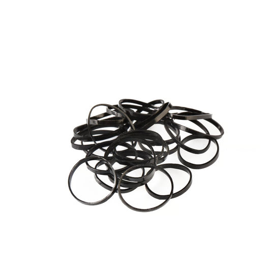 ELASTICO PICCOLO IN PVC COLORE NERO(CONF. 12 TUBI)