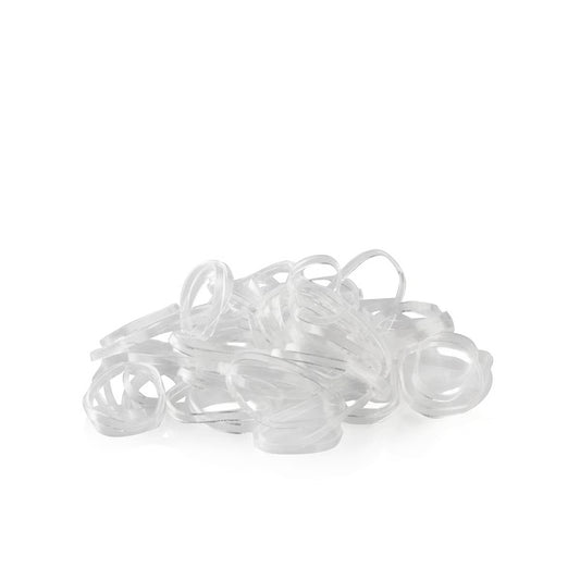 ELASTICO PICCOLO IN PVC COLORE TRASPARENTE (CONF.12 TUBI)