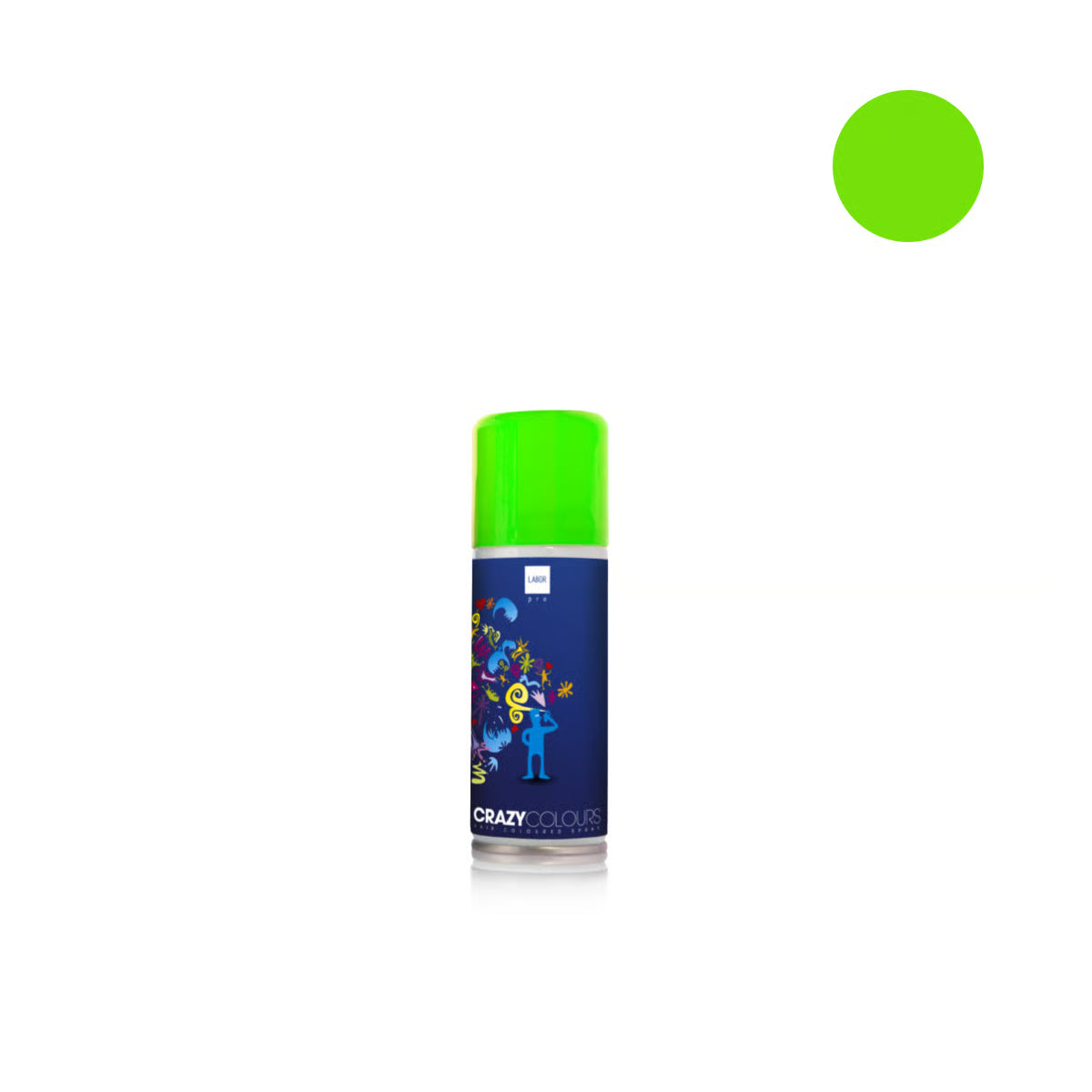 LACCA COLORATA SPRAY 125ML VERDE FLUO